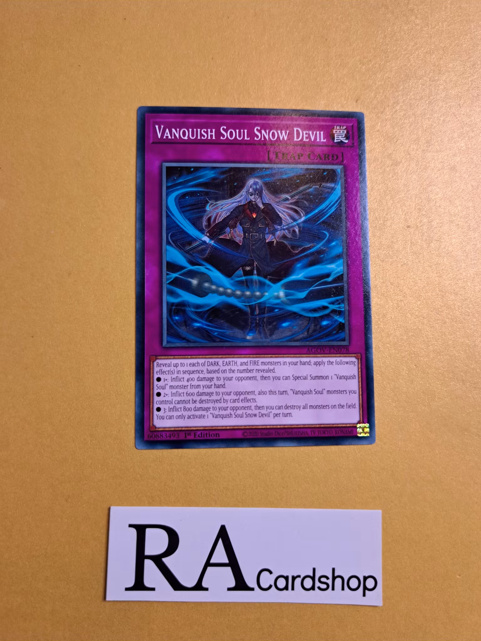Vanquish Soul Snow Devil Common AGOV-EN078 1st Edition Age of Overlord 2020 AGOV Yu-Gi-Oh