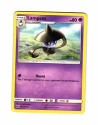 Lampent Uncommon 102/214 Lost Thunder Pokemon
