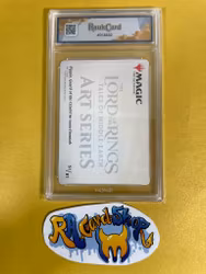 LOTR Middle Earth Art Card 51 Pippin Guard Of The Cita Magic The Gathering Graderad 9 Rauk Card