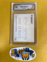 LOTR Middle Earth Art Card 67 Treebeard Gracious Host Magic The Gathering Graderad 9 Rauk Card