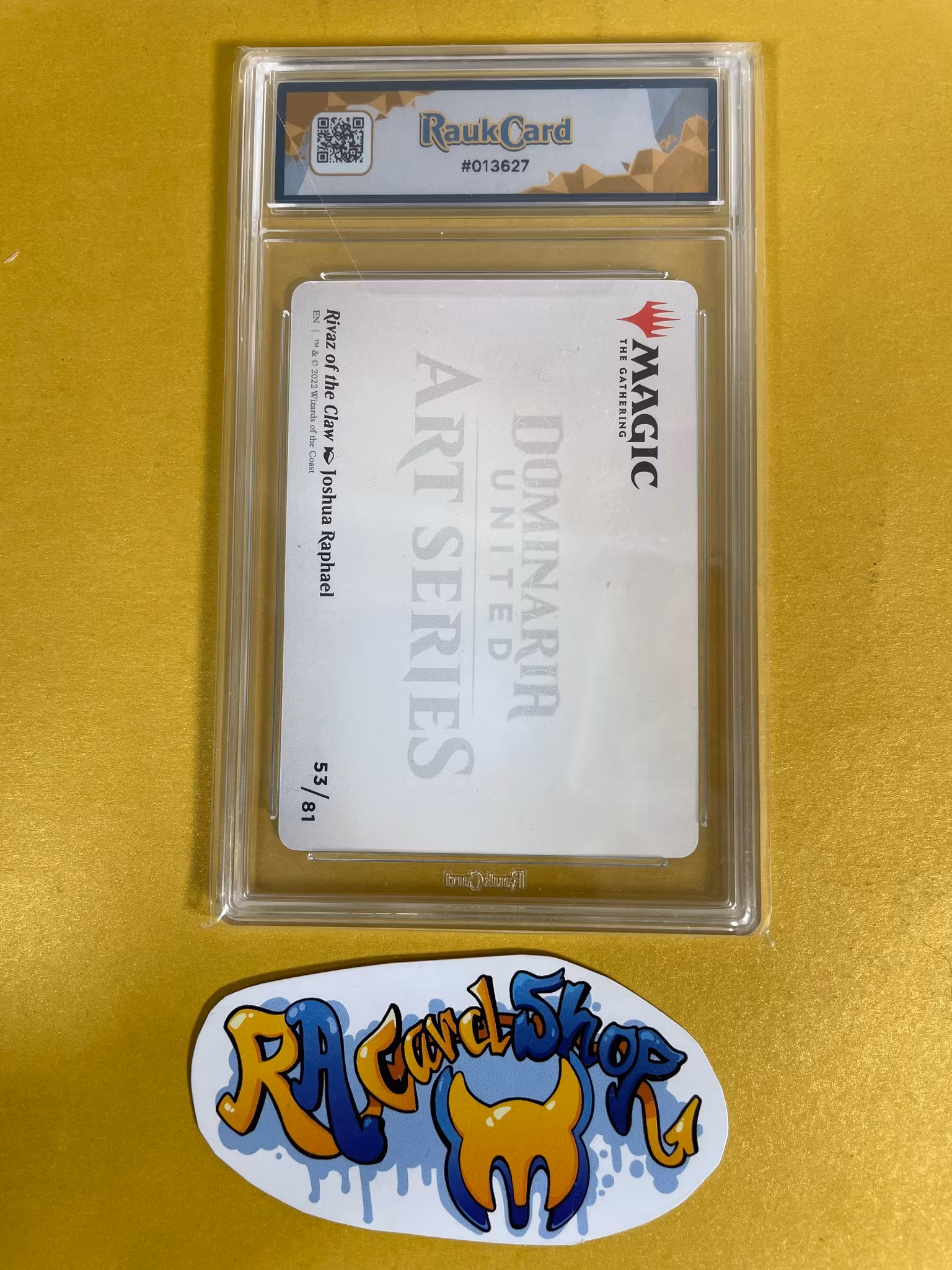 Dominaria United Art Cards 53 Rivaz Of The Claw Magic The Gathering Graderad 7 Rauk Card