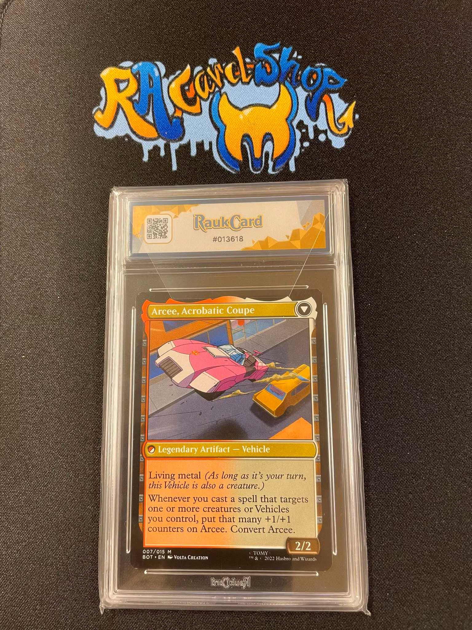 Arcee Sharpshooter Transformers 007 Magic The Gathering Graderad 9 Rauk Card