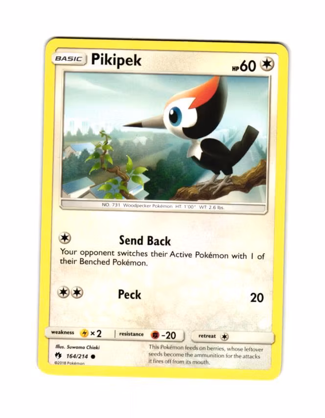 Pikipek Common 164/214 Lost Thunder Pokemon