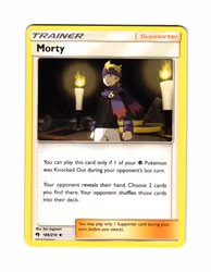 Morty Uncommon 186/214 Lost Thunder Pokemon