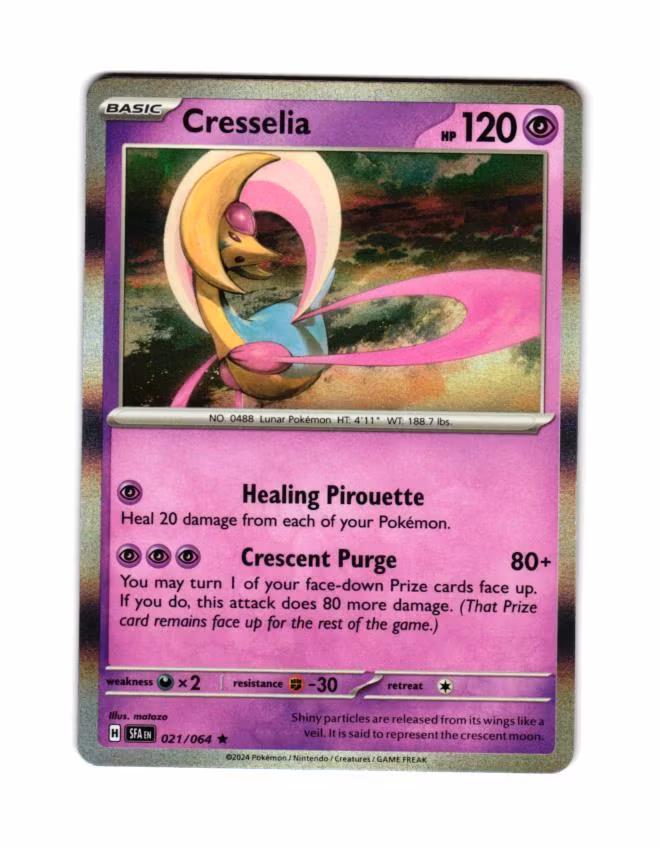 Cresselia Holo Rare 021/064 Shrouded Fable Pokemon
