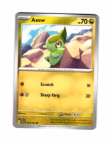 Axew Common 044/064 Shrouded Fable Pokemon