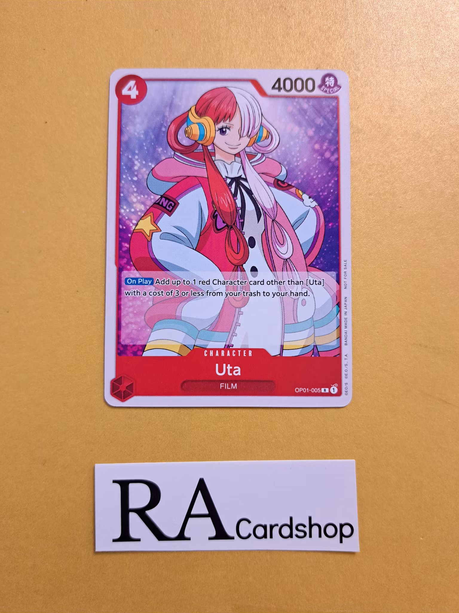 Uta Rare OP01-005 Romance Dawn One Piece Card Game