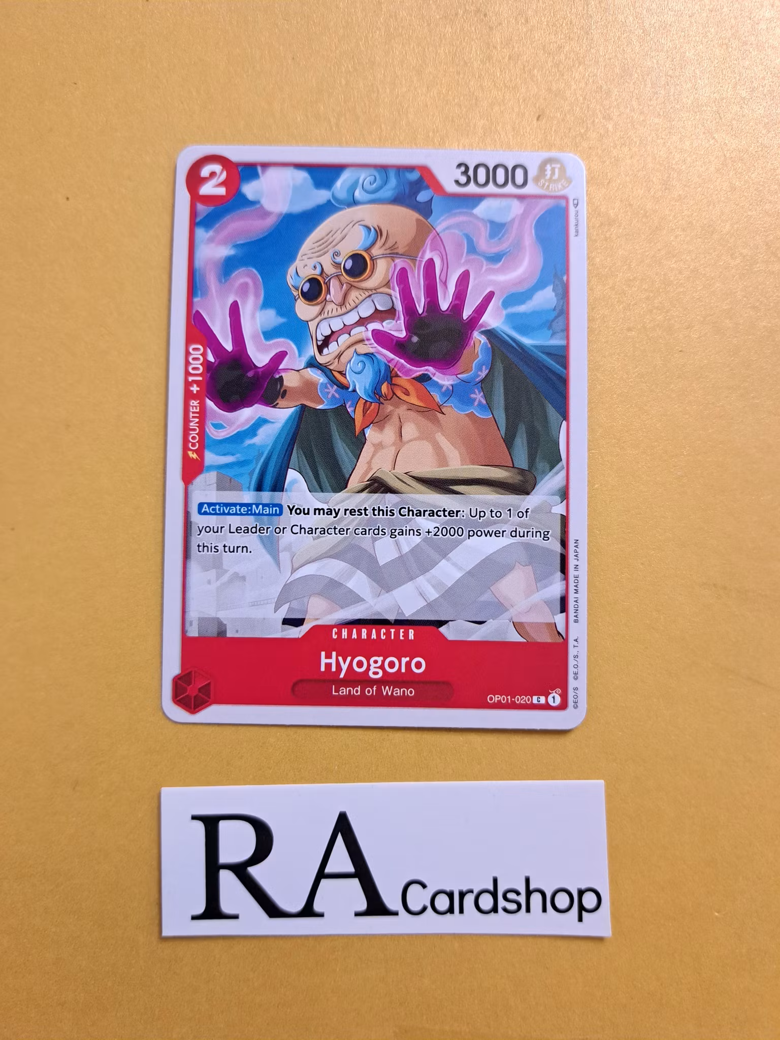 Hyogoro Common OP01-020 Romance Dawn One Piece Card Game