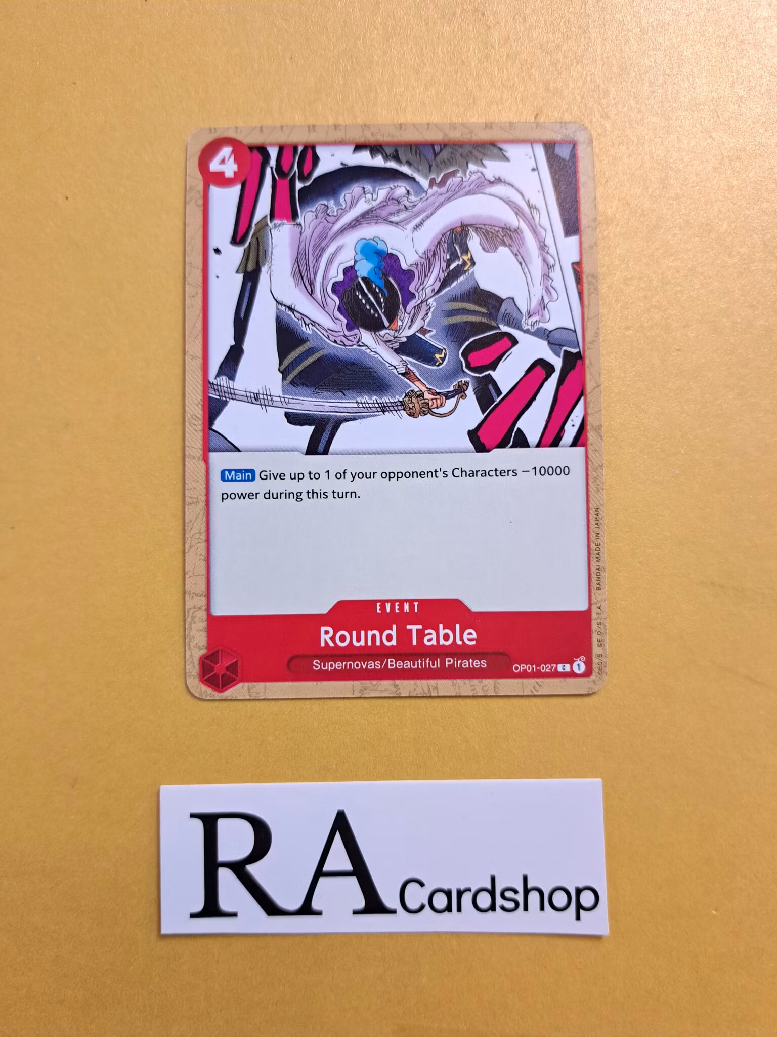 Round Table Common OP01-027 Romance Dawn One Piece Card Game