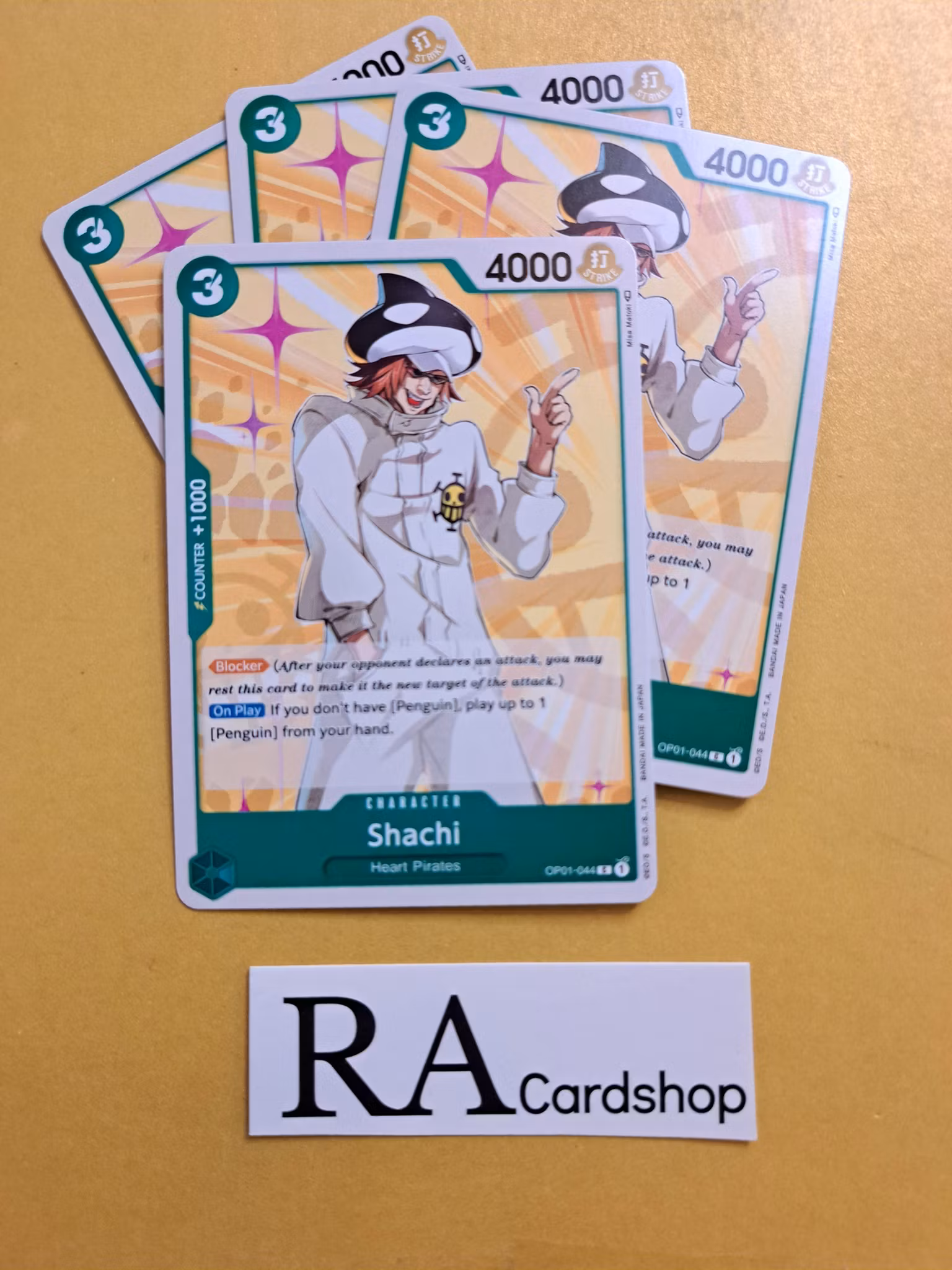 Shachi Common Playset OP01-044 Romance Dawn One Piece Card Game