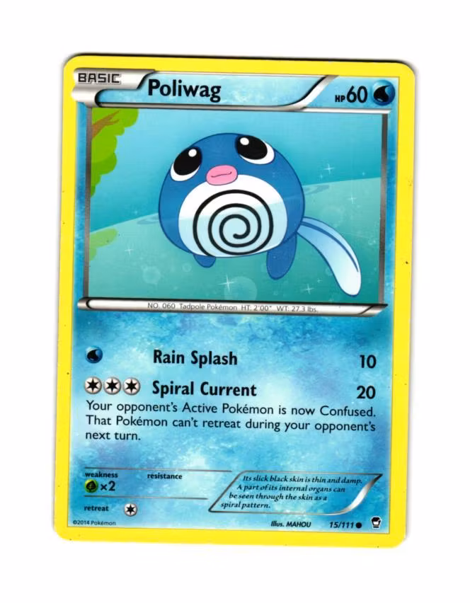 Poliwag Common 15/111 Furious Fist Pokemon