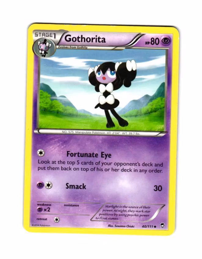 Gothorita Uncommon 40/111 Furious Fist Pokemon