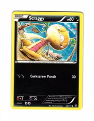 Scraggy Common 66/111 Furious Fist Pokemon
