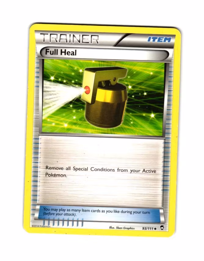 Full Heal Uncommon 93/111 Furious Fist Pokemon