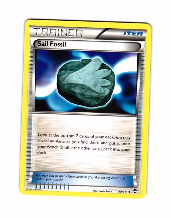 Sail Fossil Uncommon 98/111 Furious Fist Pokemon