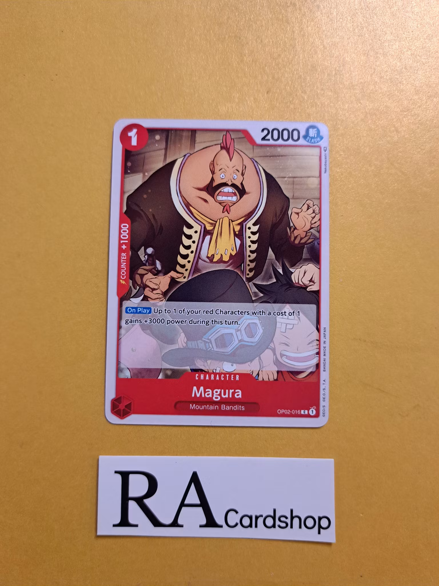 Mogura Common OP02-016 Paramount War One Piece Card Game