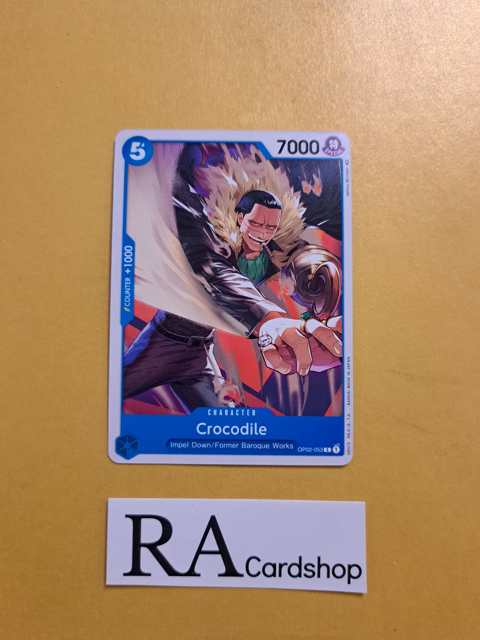 Crocodile Common OP02-053 Paramount War One Piece Card Game
