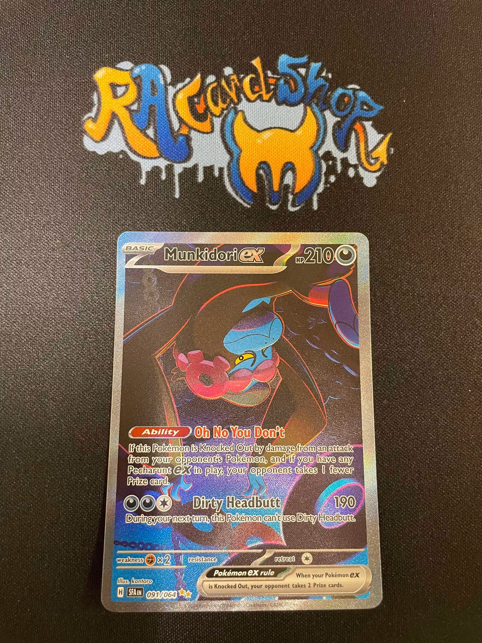 Munkidori Ex Special Illustration Rare 091/064 Shrouded Fable Pokemon