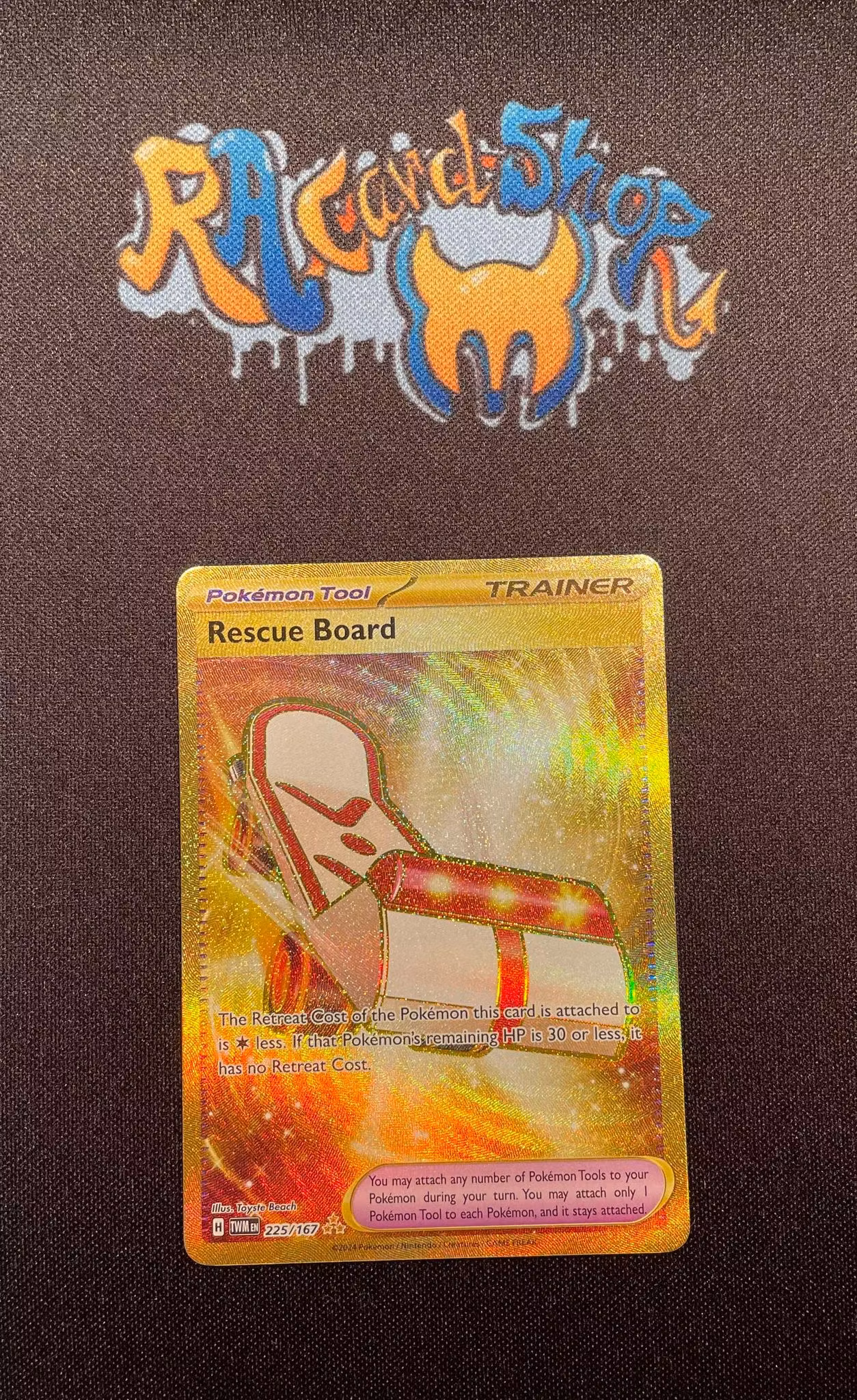 Rescue Secret Rare 225/167 Twilight Masquerade Pokemon