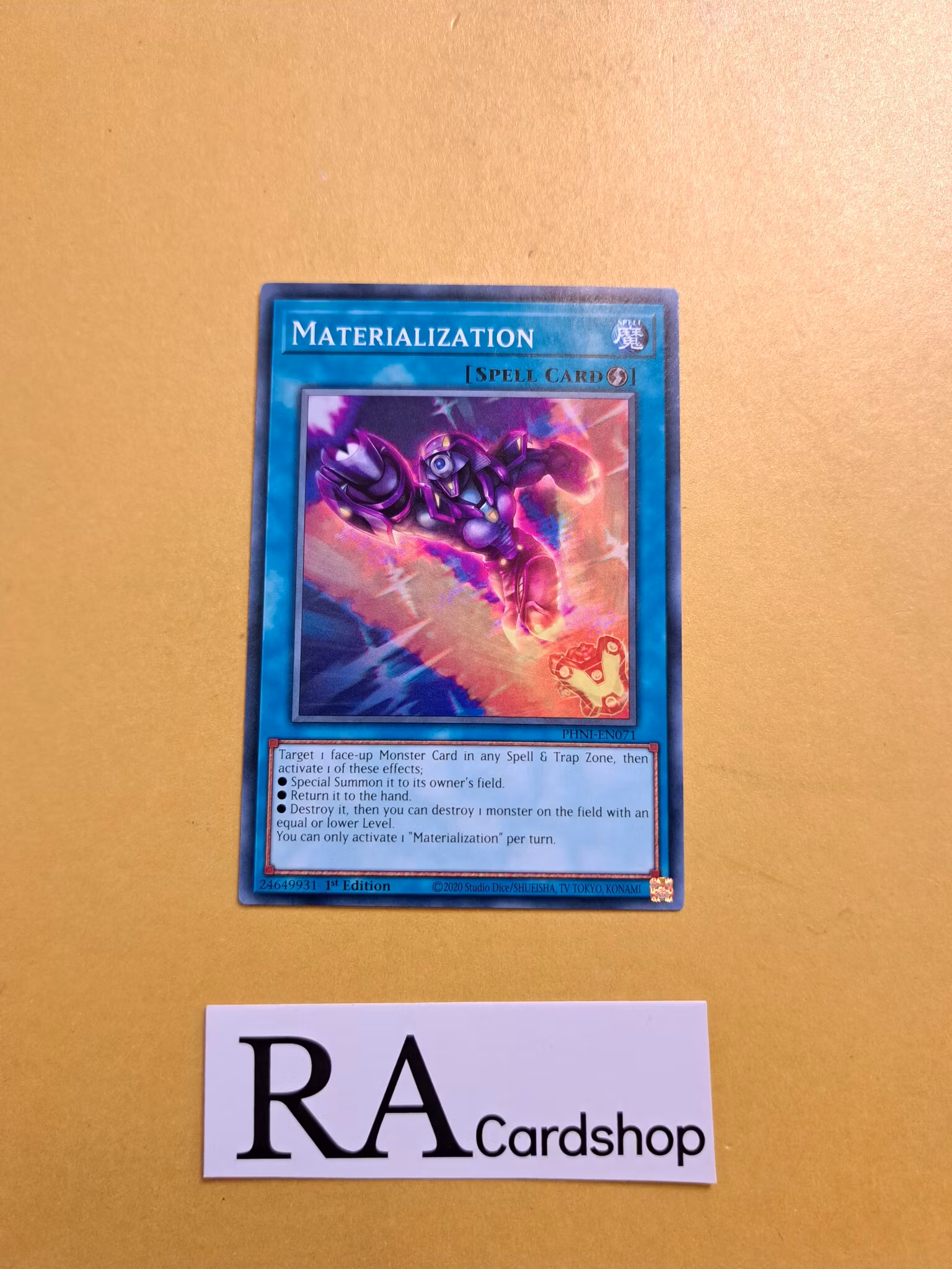 Materialization Common PHNI-EN071 1st Edititon Phantom Nightmare PHNI Yu-Gi-Oh
