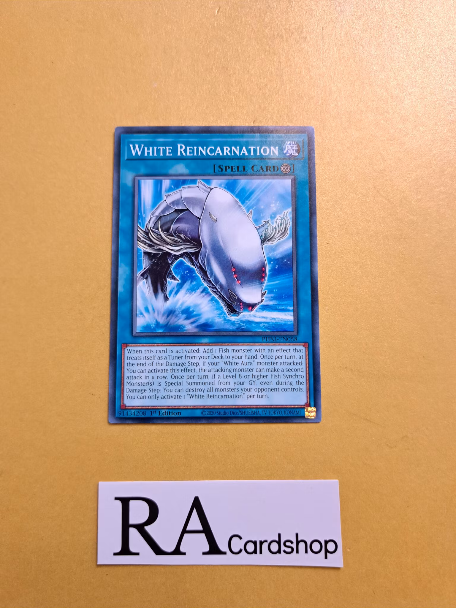 White Reincarnation Common PHNI-EN058 1st Edititon Phantom Nightmare PHNI Yu-Gi-Oh