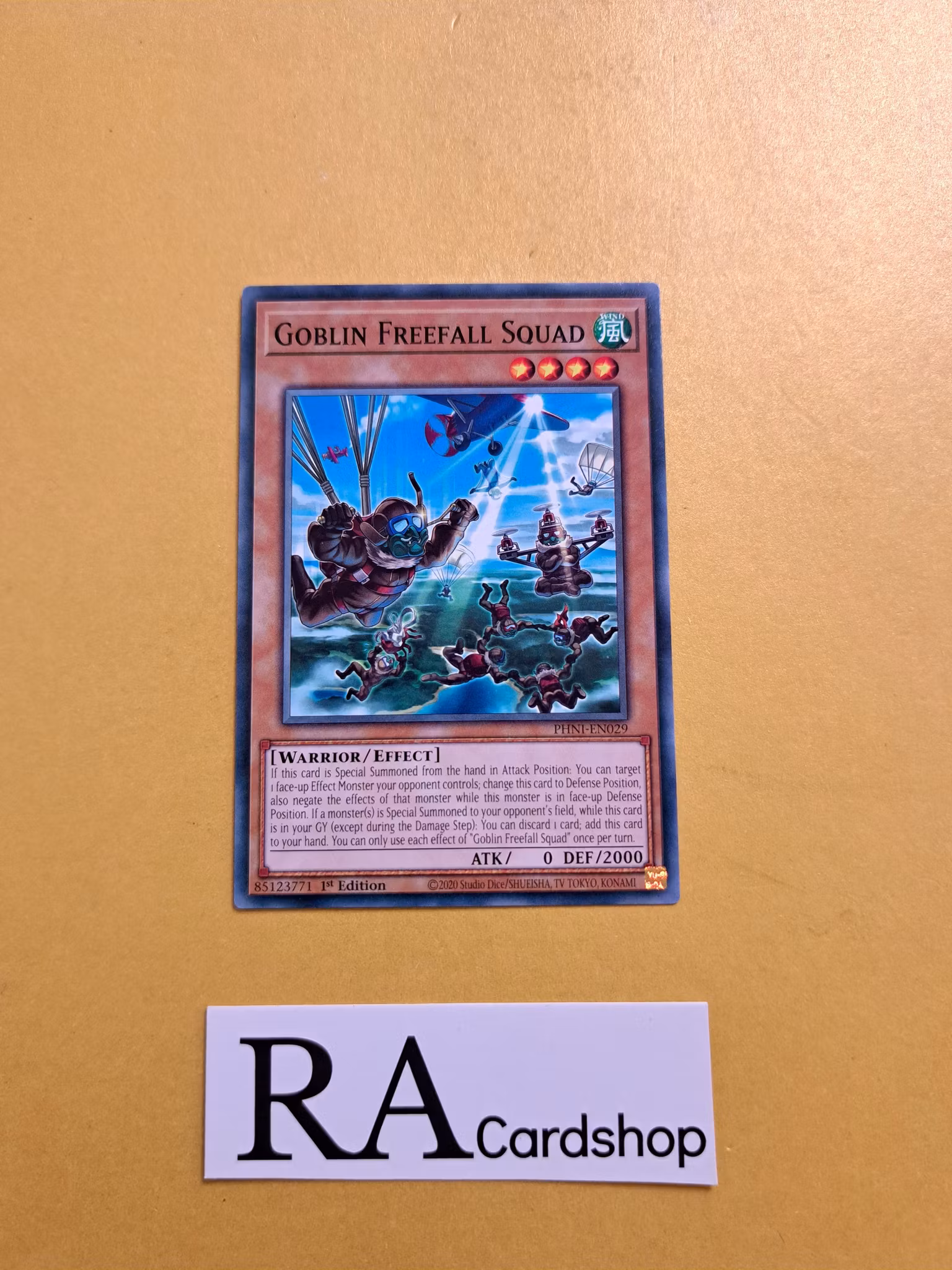 Goblin Freefall Squad Common PHNI-EN029 1st Edititon Phantom Nightmare PHNI Yu-Gi-Oh