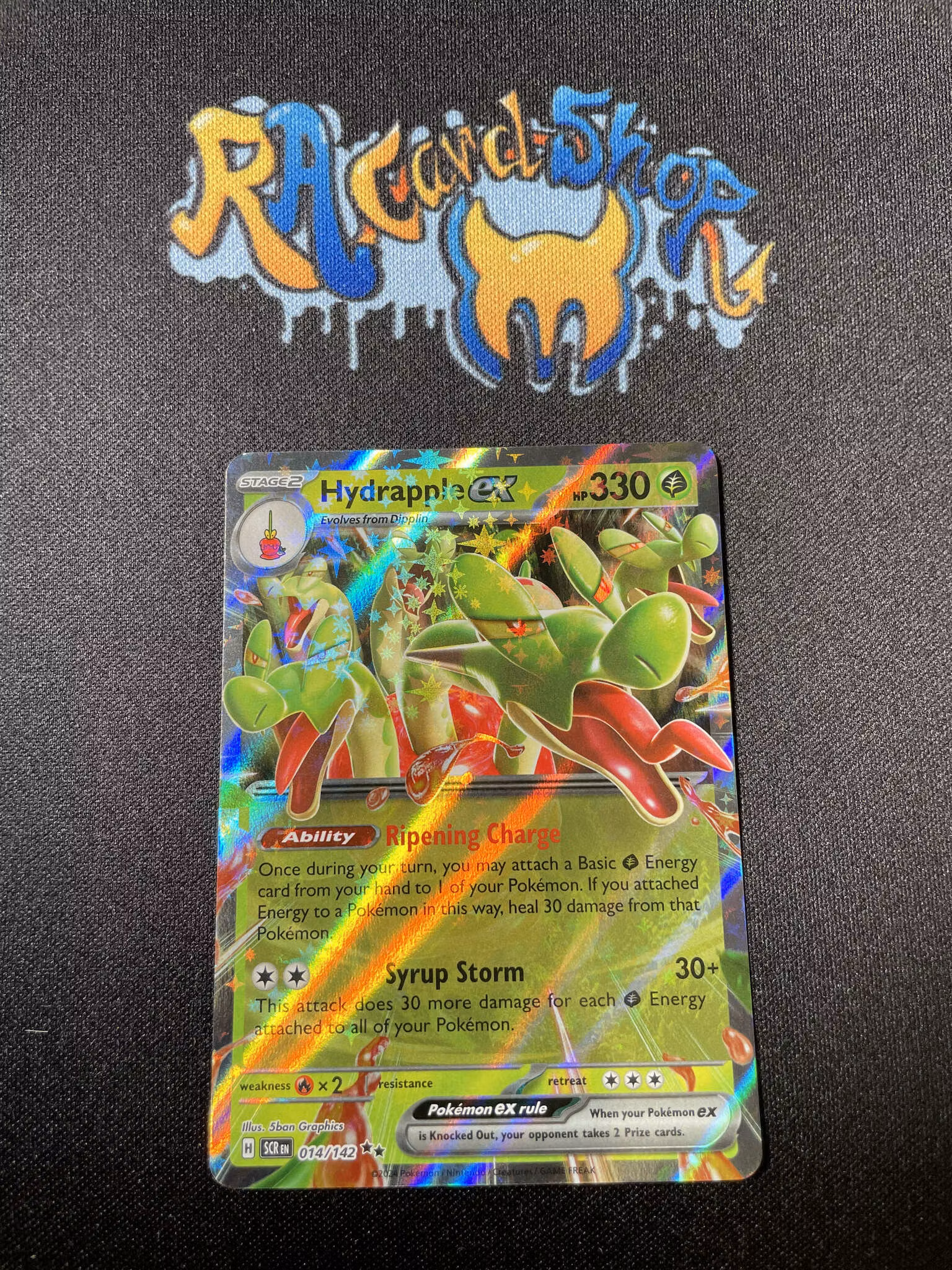 Hydrapple Ex Double Rare 014/142 Stellar Crown Pokemon