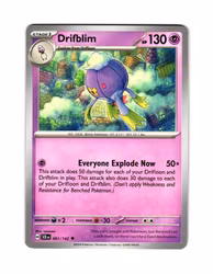 Drifblim Uncommon 061/142 Stellar Crown Pokemon
