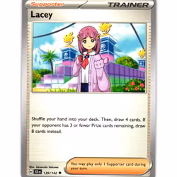 Lacey Uncommon 139/142 Stellar Crown Pokemon