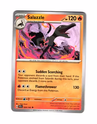Salazzle Uncommon 024/142 Stellar Crown Pokemon
