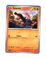 Salandit Common 023/142 Stellar Crown Pokemon