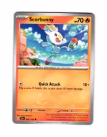 Scorbunny Common 026/142 Stellar Crown Pokemon