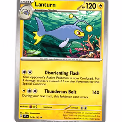 Lanturn Uncommon 049/142 Stellar Crown Pokemon