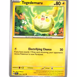Togedemaru Uncommon 054/142 Stellar Crown Pokemon