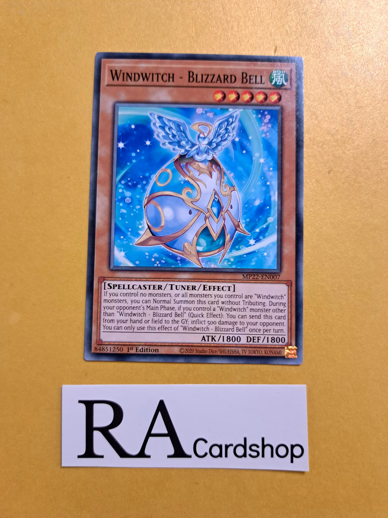 Windwitch Blizzard Bell Common MP22-EN007 1st Edition Tin of the Pharaohs Gods 2022 MP22 Yu-Gi-Oh