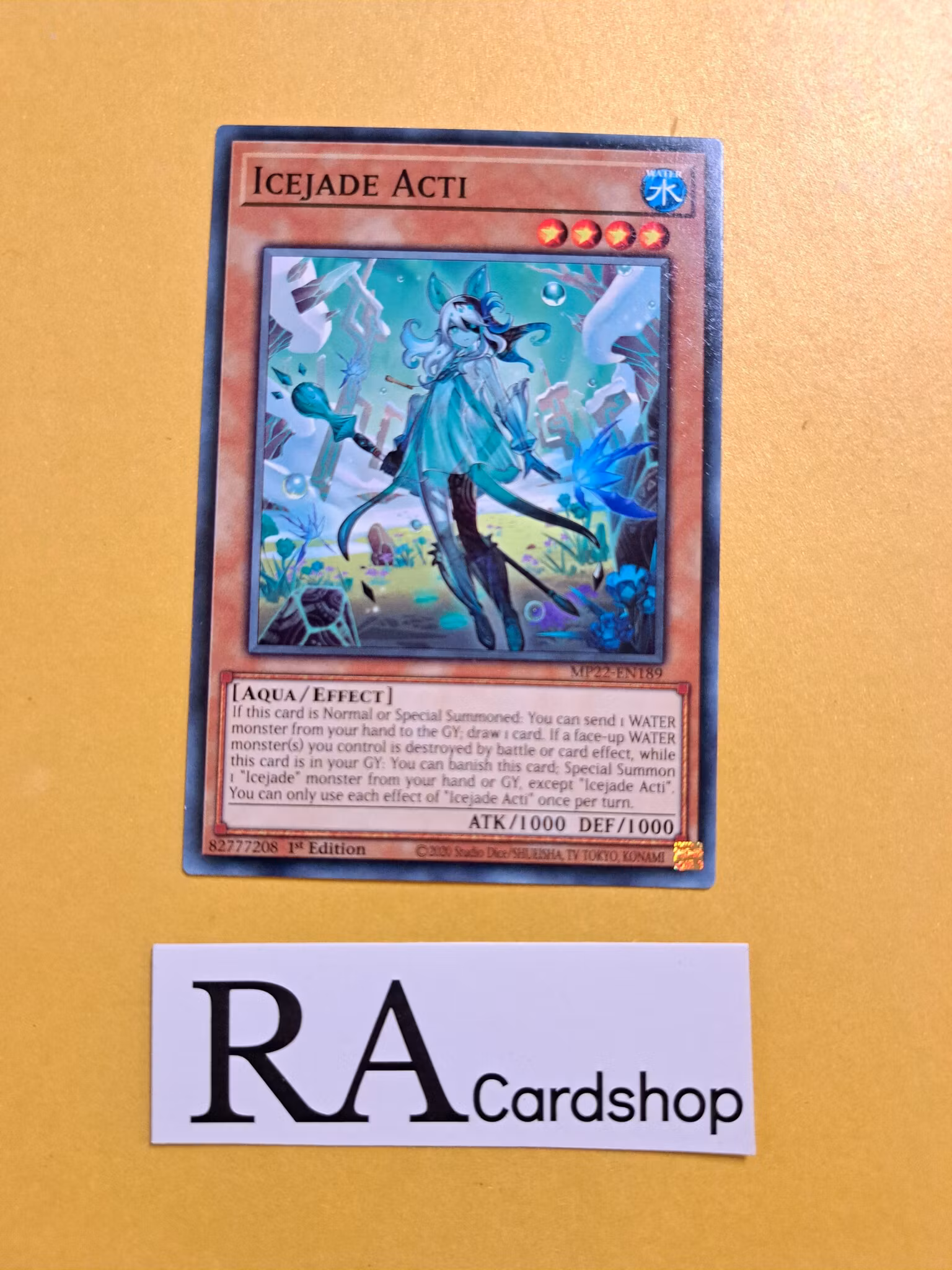 Icejade Acti Common MP22-EN189 1st Edition Tin of the Pharaohs Gods 2022 MP22 Yu-Gi-Oh