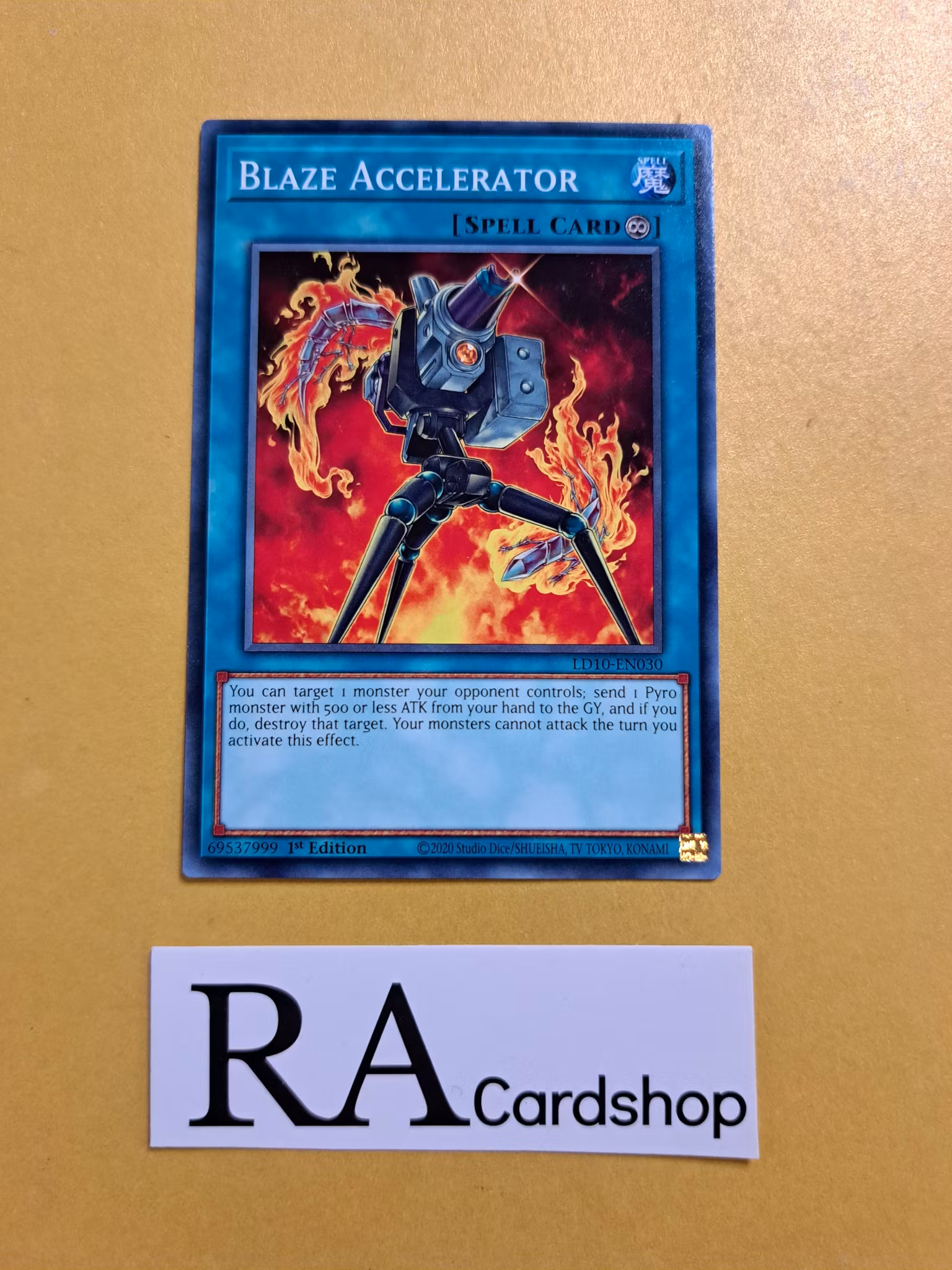 Blaze Accelerator Common LD10-EN030 Legendary Duelists: Soulburning Volcano LD10 Yu-Gi-Oh