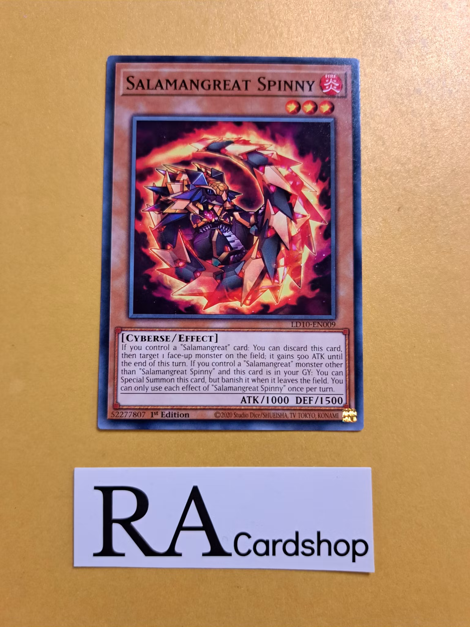 Salamangreat Spinny Common LD10-EN009 Legendary Duelists: Soulburning Volcano LD10 Yu-Gi-Oh