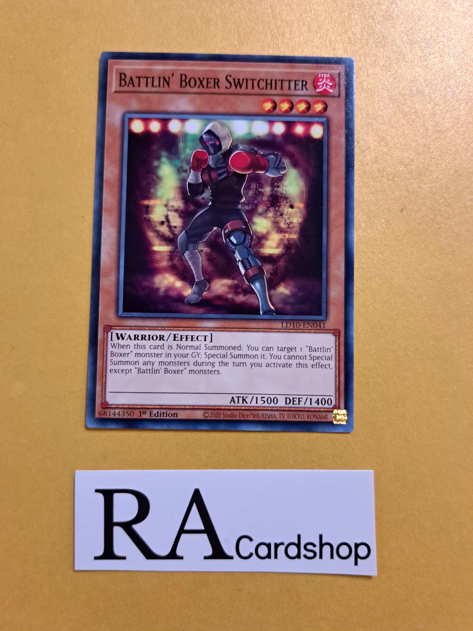 Battlin Boxer Common LD10-EN041 Legendary Duelists: Soulburning Volcano LD10 Yu-Gi-Oh