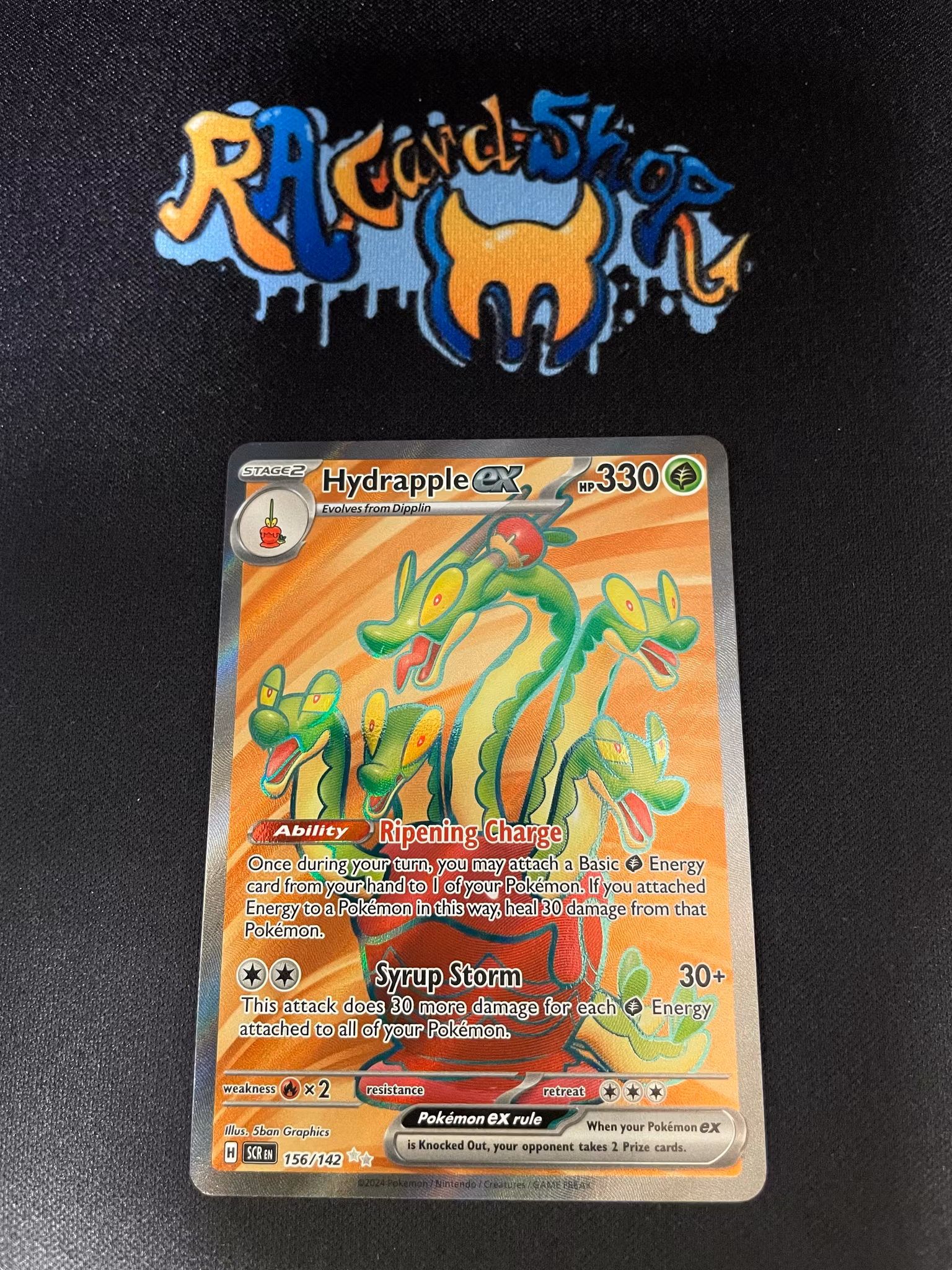 Hydrapple Ex Ultra Rare 156/142 Stellar Crown Pokemon