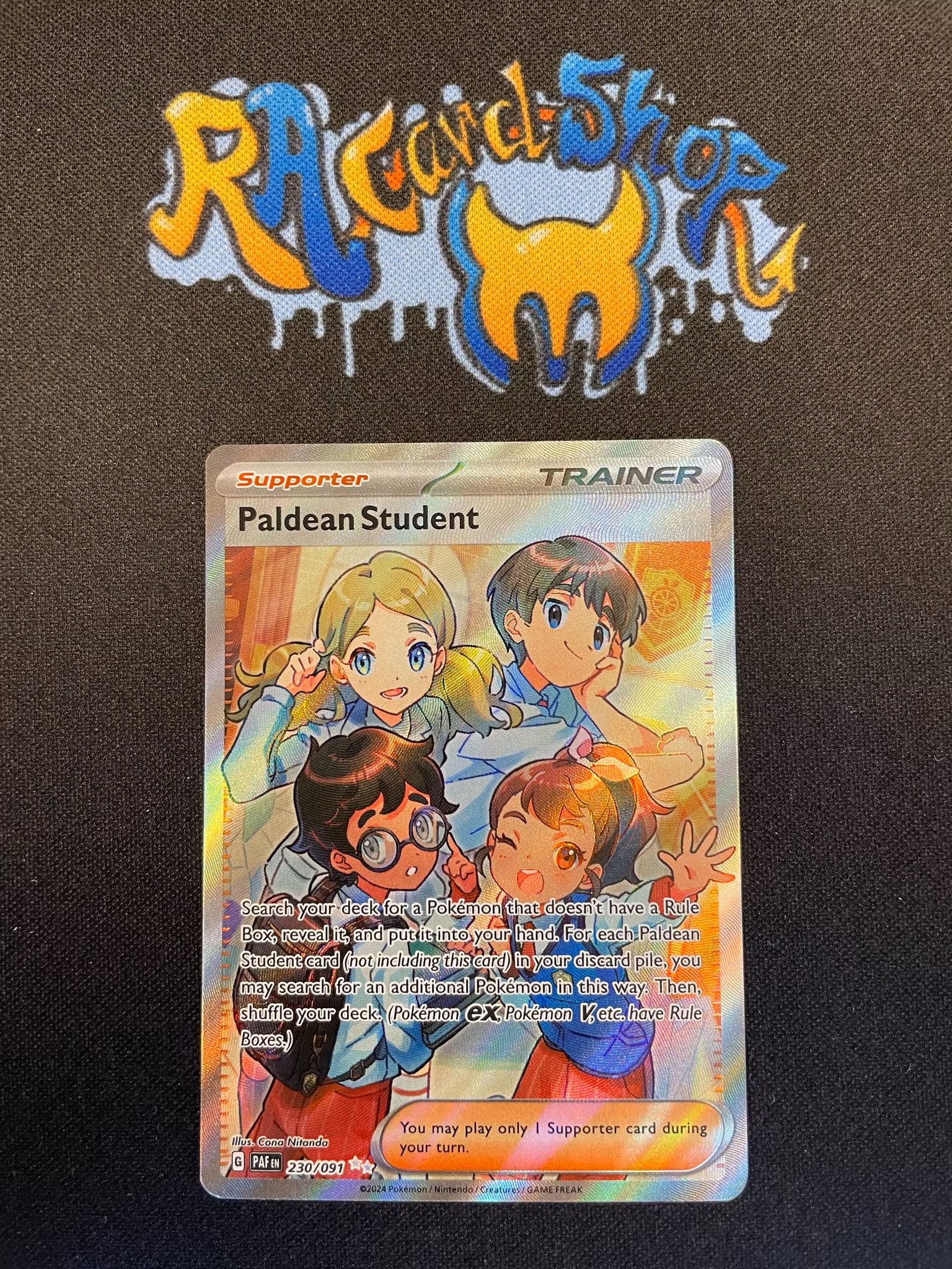 Paldean Student Ultra Rare 230/091 Paldean Fates Pokemon