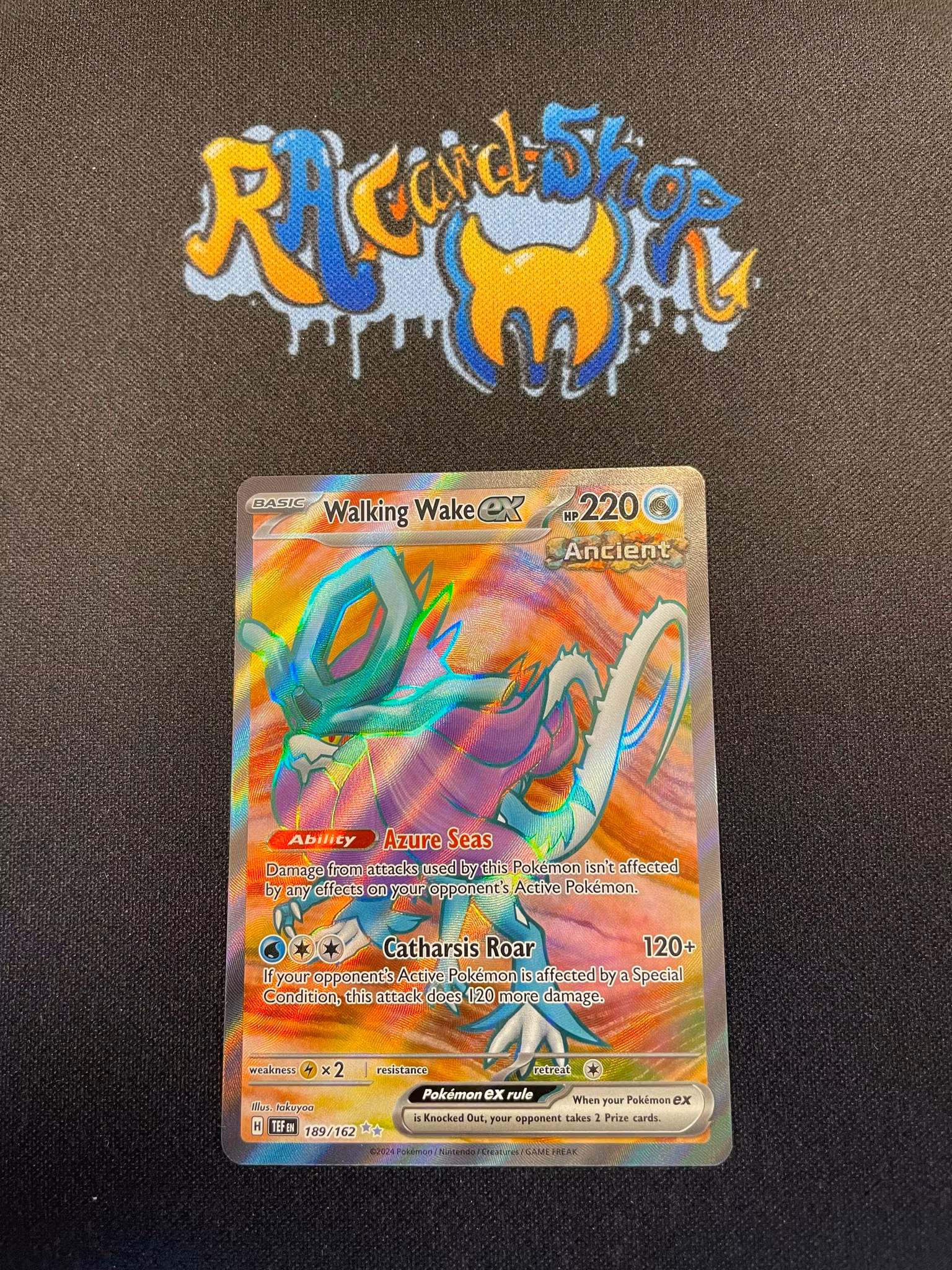 Walking Wake ex Ultra Rare 189/162 Temporal Forces Pokemon