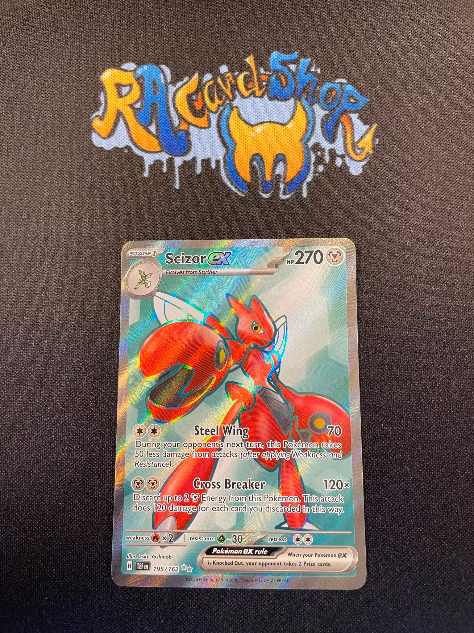 Scizor ex Ultra Rare 195/162 Temporal Forces Pokemon