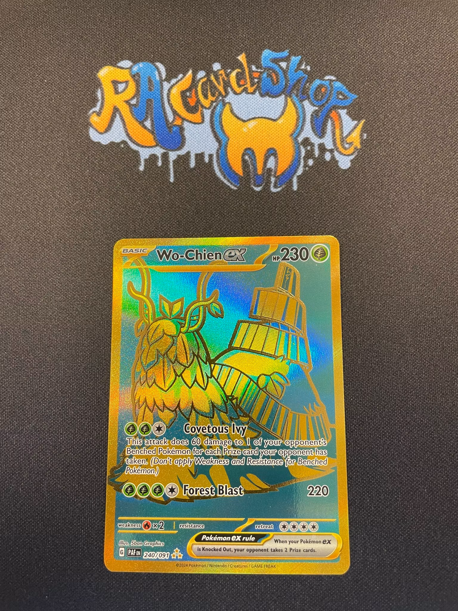 Wo Chien Secret Rare 240/091 Paldean Fates Pokemon
