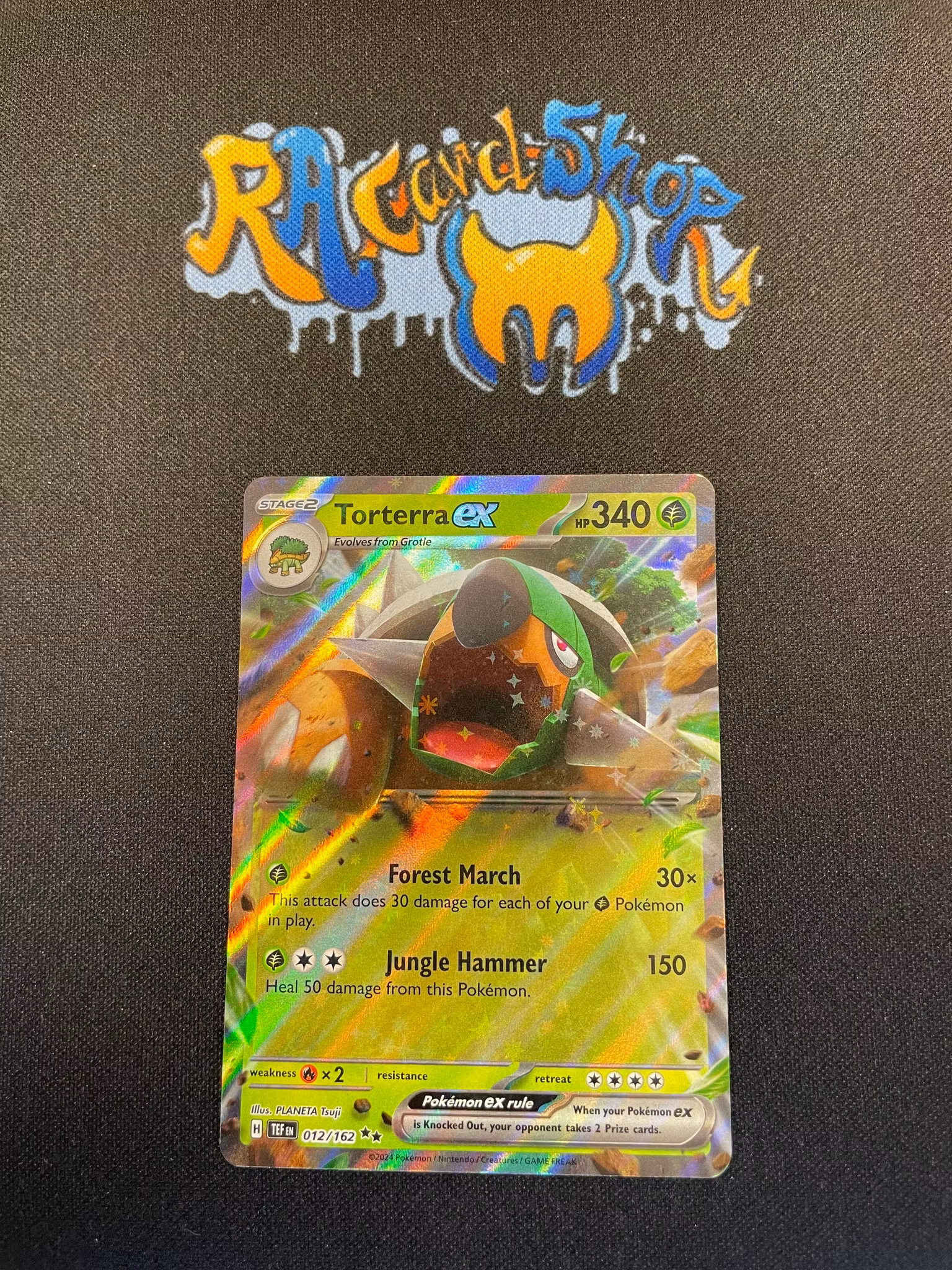 Torterra ex Double Rare 012/162 Temporal Forces Pokemon