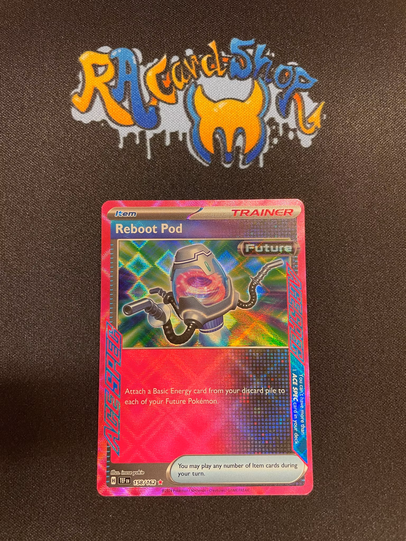 Reboot pod ACE Rare 158/162 Temporal Forces Pokemon