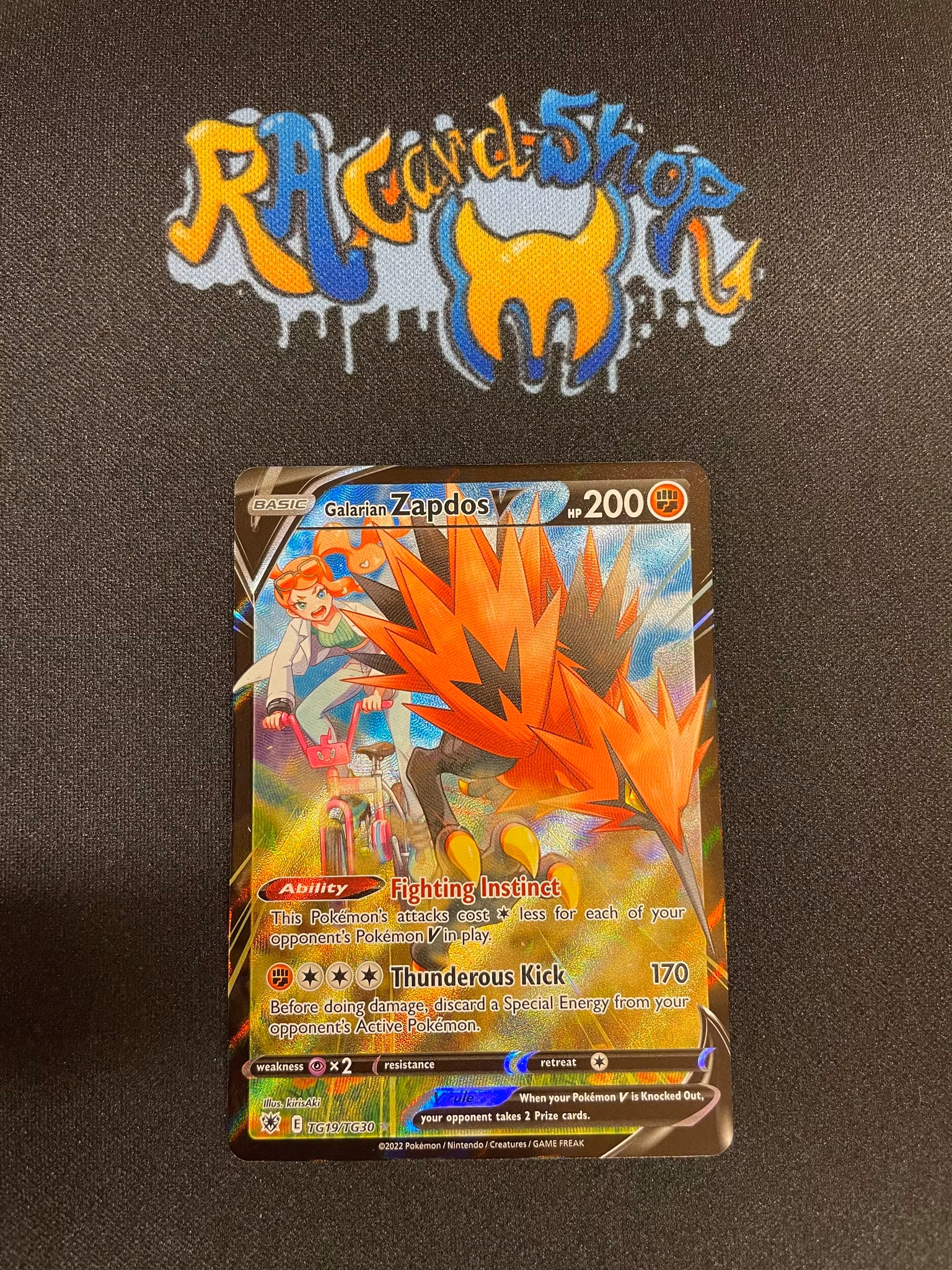 Galarian Zapdos TG19/TG30 Rare Astral Radiance Pokemon