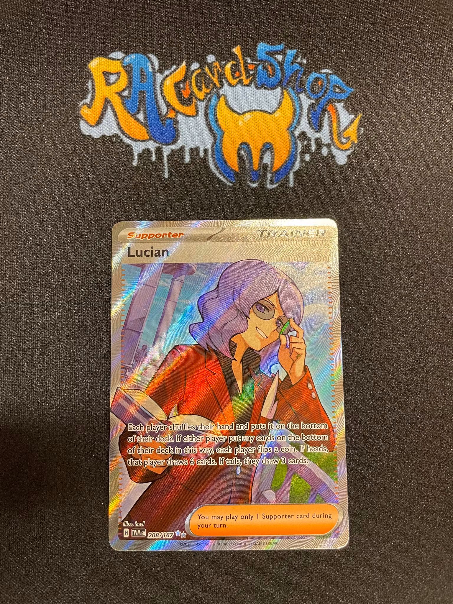 Lucian Ultra Rare 208/167 Twilight Masquerade Pokemon