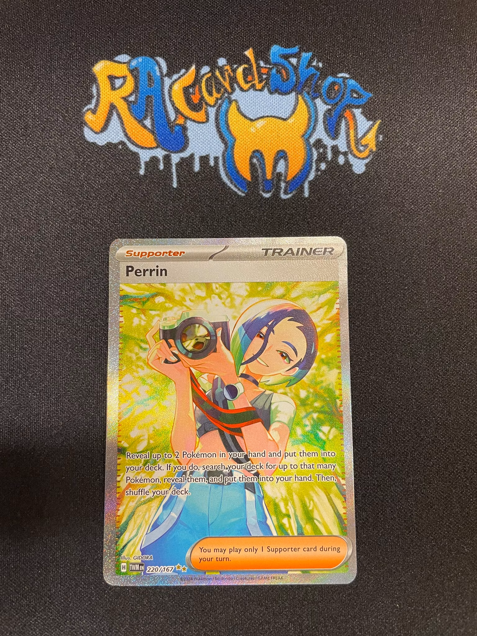 Perrin Special Illustration Rare 220/167 Twilight Masquerade Pokemon