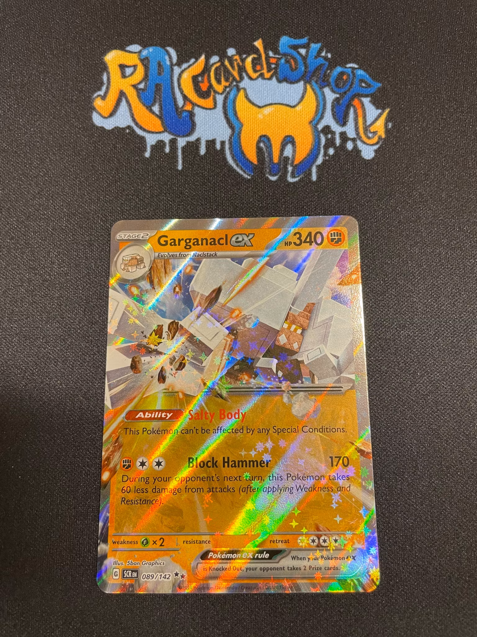 Garganacl 089/142 Stellar Crown Pokemon
